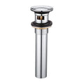 Modern Design Stainless Steel Bathroom Basin Pop-up Drain Waste Water Drainer Factory Click Clack Sink Waste