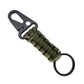 Tactical Paracord Cord Rope Emergency Knot Outdoor Keychain Bottle Opener Camping Carabiner EDC Tool SurvivalKit Key Chain Ring