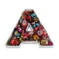 Decorative White Paper Alphabet Cardboard Boxes Mache Letter Shaped Gift Box for Candy