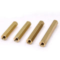 M2 M3 M4 Brass Copper Pillar Hexagon Round PCB Isolation Hollow Column Spacer Support