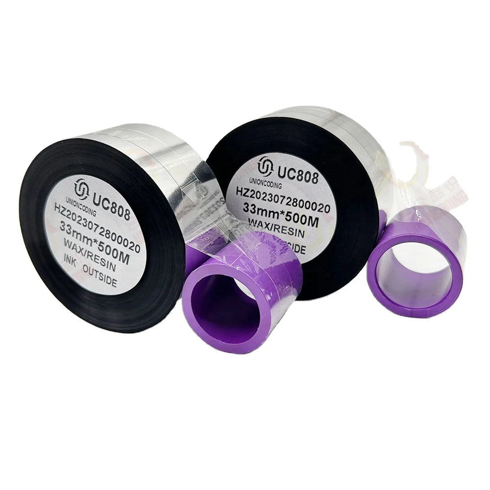 UNIONCODING 33mm 600M Videjet 6210 Markem Smartdate Ribbon Printer Markem Carbon Ribbon