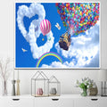 Balloon Full 5D Diamond Painting Round/Square Portrait Custom Adult Canvas Painting Home Decor Hot Air Balloon Handpainted Gift