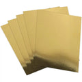Waterproof Glossy Gold Silver A4 Printable Inkjet Vinyl Sticker Paper with Permanent Adhesive