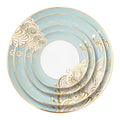 Europe Style Retro Style Ceramic Plate Flower Steak Dishes INS Style Bone China Charger Dinner Plate for Breakfast Dessert