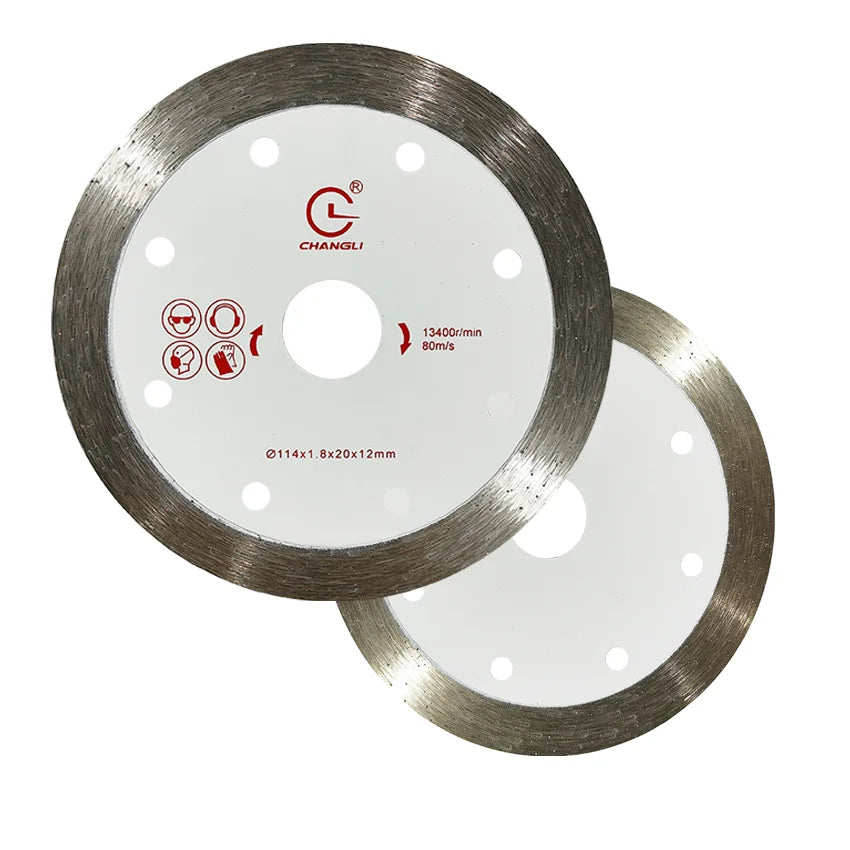 Factory Direct Industrial Nitride Diamond Circular Saw Blade 4.5inch 114mm Continuous Rim High Efficiency Cutting Grinding Disc