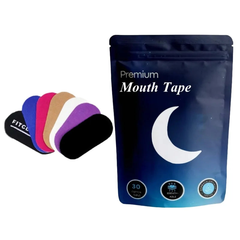 HLK CE Anti Snore Better Sleep Premium Cotton Silk Custom Scented Oral Strips Mouth Tape for Snoring Sleeping