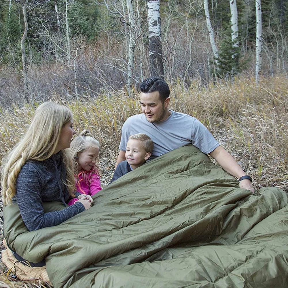 Woqi  Queen-Size Double Sleeping Bag for  Adults  and  Truck Tent   Sleeping Pad Lightweights  Double Person Size