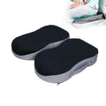 Seat Cushion Pillow for Office Chair Memory Foam Firm Coccyx Pad for Tailbone Sciatica Lower Back Pain Relief
