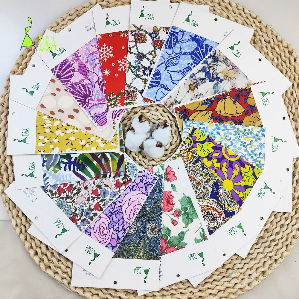 Dianan Free Sample Printed Cotton/ Linen Fabric for Garment