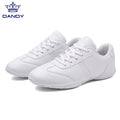 Comfortable Breathable Factory Price Girls White Cheer Sports Cheerleading Shoes