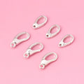 Wholesale Elephant Lobster Clasp 925 Sterling Silver Oval Clasp for Jewelry Making Finding