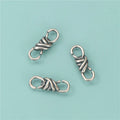 Thai Silver Retro Wire Connectors Accessories 925 Sterling Silver Infinity Clasps for Jewelry Findng