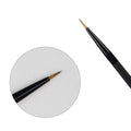 BW2-04 Nail Brush Manufactory Black Acrylic Nylon PET Hair 3D Carving  Liner Brush Nail Art Brush Set Custom Logo Nail