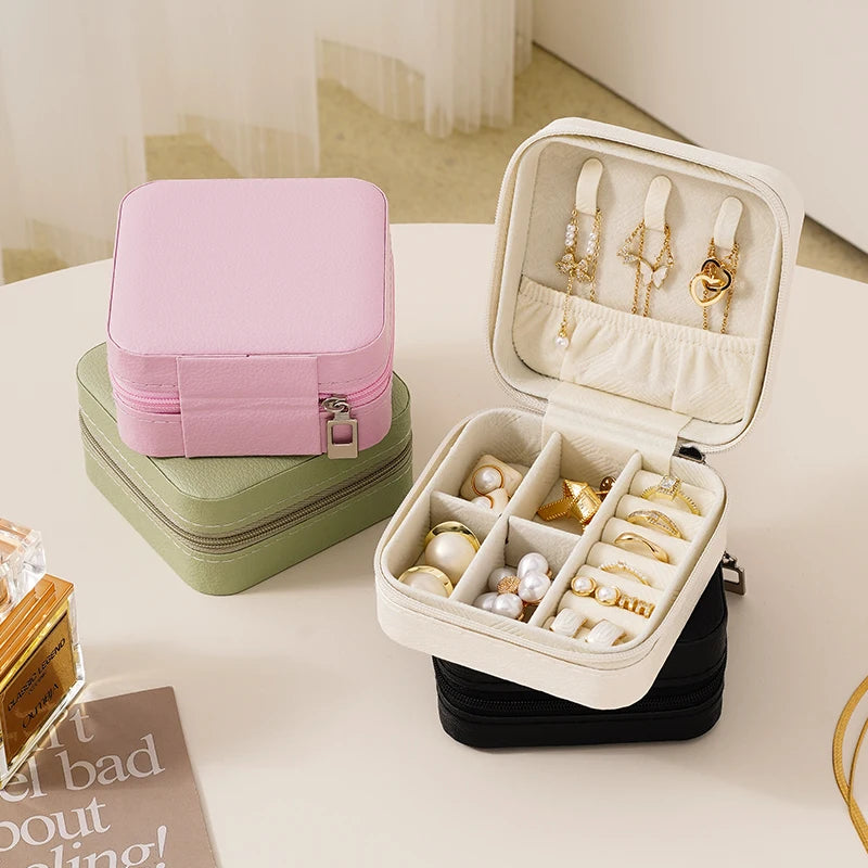 Hot Sale Small Necklace Ring Earring Jewelry Box Organizer for Girls Wedding Gift