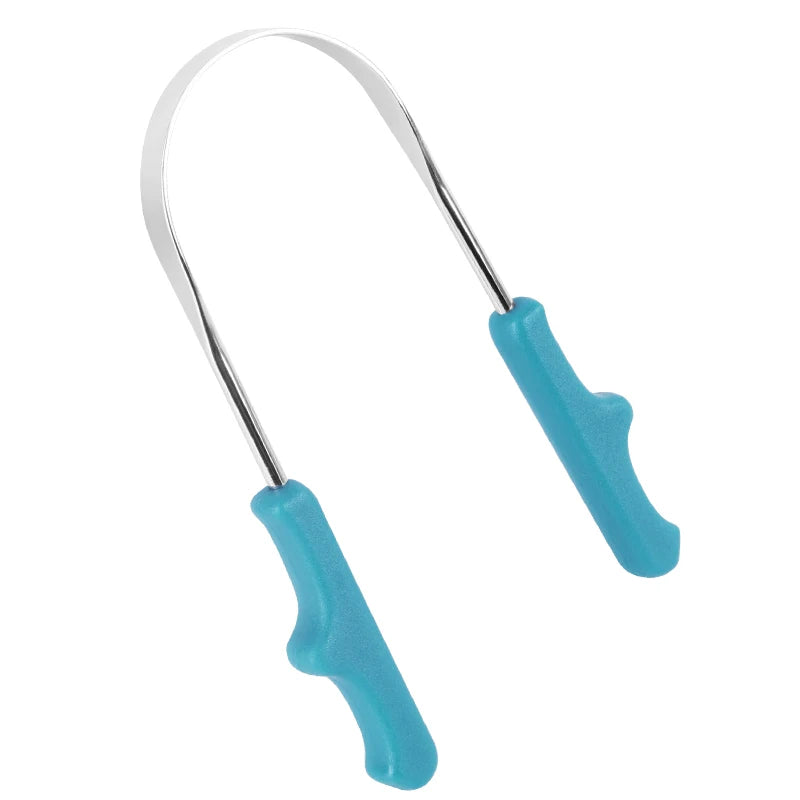 Free Sample Best Sellers Tongue Cleaner OEM  Tongue Scraper With Plastic Non-slip Handle