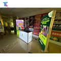 W60*H100*T40cm Negotiation Table for Exhibition SEG Light Box Advertising Cabinet Reception Desk Display Trade Show Equipment