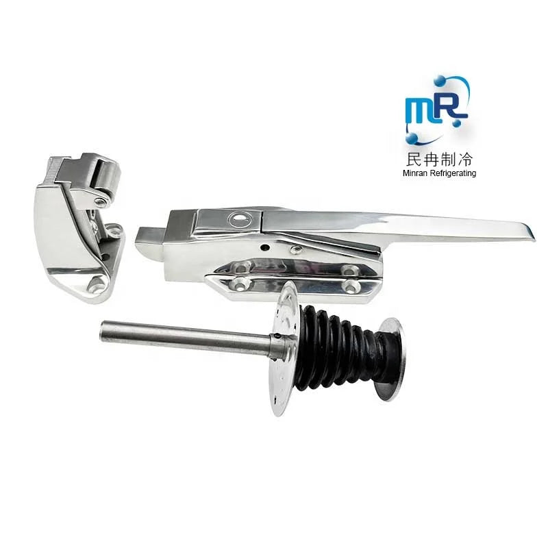 Minran SUS316 Stainless Steel 1178 Industrial Cam-lift Safety Latch Release Handle Lock Ambidextrous Easy Installation Cold Door