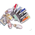2023 Summer Autumn Fashion Children Low Top Children's Canvas Shoes Parent-child Model Board Shoes Small White Shoes