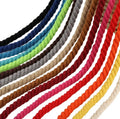 8mm Cotton Rope Thick 3-strands Twisted Colored Cotton Cord
