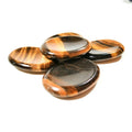 DIY Healing Massage Thumb Stones Healing Selenite Relax Yellow Tiger Eye Worry Gemstone Healing Properties Massage Worry Stones