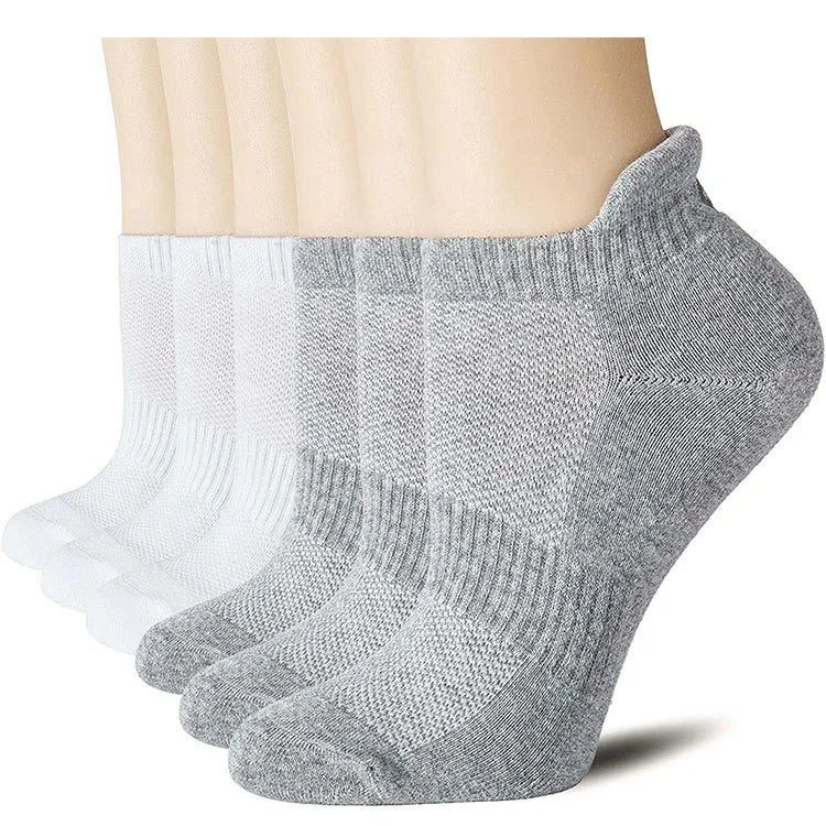 Manufacturer Custom Business Ankle Athletic Running Socks Low Cut Sports Tab Socks for Men and Women