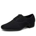 Professional Latin Dance Shoes Rubber Sole Jazz Shoes With Oxford Cloth Ballroom Dancing