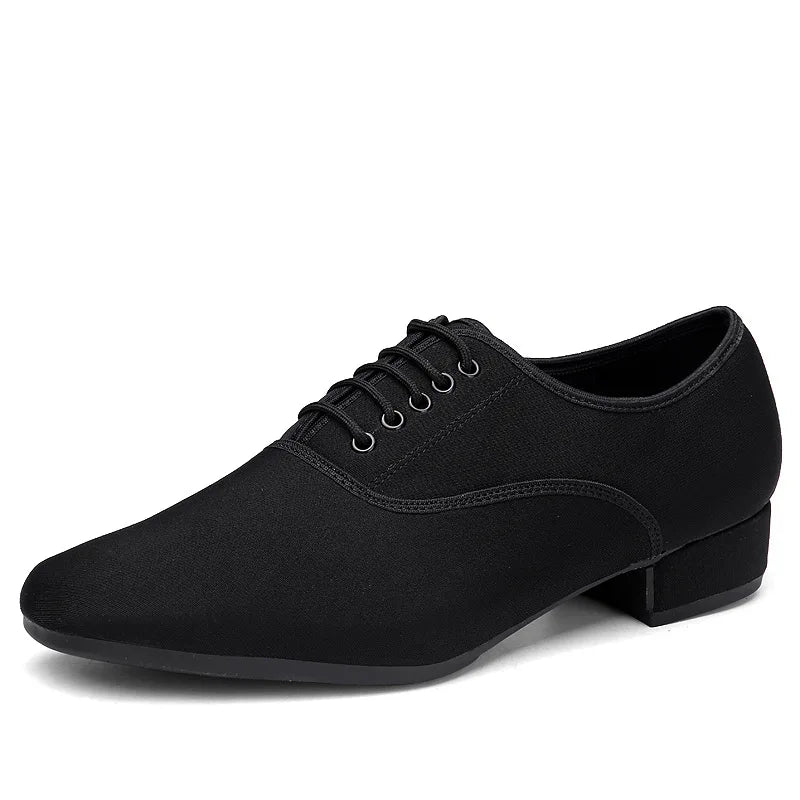 Professional Latin Dance Shoes Rubber Sole Jazz Shoes With Oxford Cloth Ballroom Dancing
