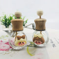 5ml 8ml 10ml Gift Car Air Outlet Wooden Cap Diffuser Car Perfume Bottle Essential Oil Bottle with Clip
