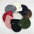 Customizable Winter Fisherman Fashion Beanie Hat with 3D Embroidery Dot Pattern Low MOQ Custom Logo-Similar Color Labels