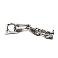 Eye Plate with Enclosed Hook 304 Stainless Steel Heavy Duty Ceiling & Wall Mount Hanging Hardware Fitting