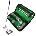 Ready to Ship 3 Section Detachable 2 Way Golf Putter Set Indoor Travel Training Kit with Ball and Hole-Cup for Practice