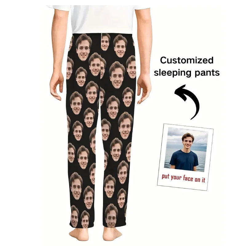 Hot Sale All Over Print Knitted Pajama Pants  Loose Casual Sleep Wear Soft Pajama Pants for Women
