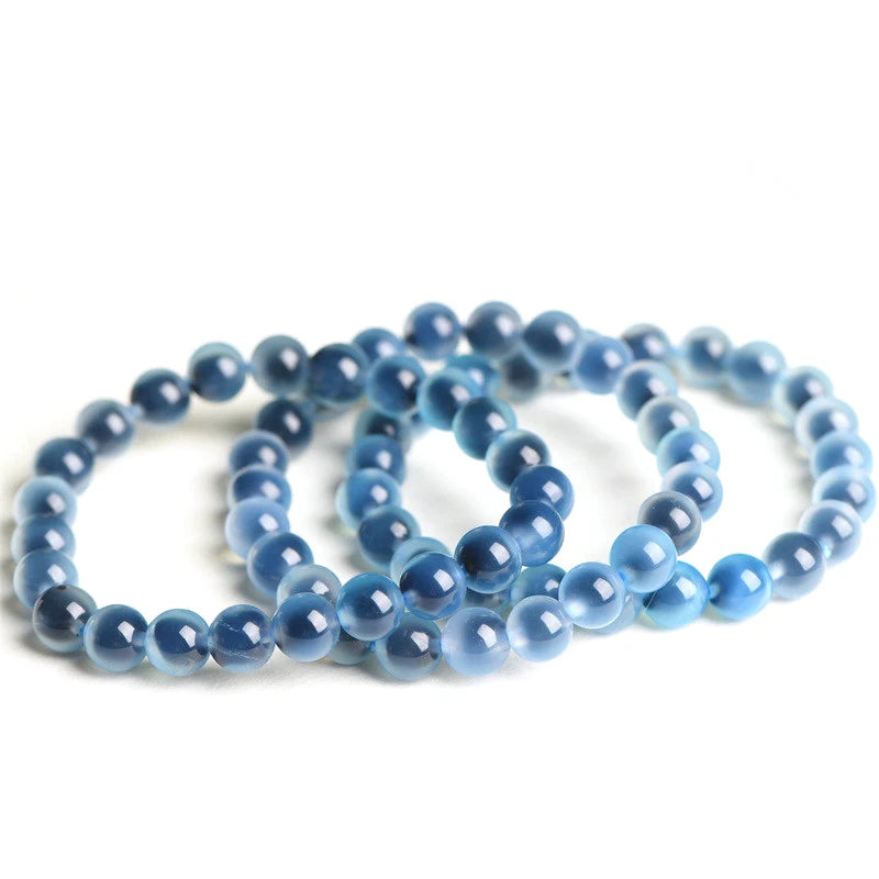 LINK JD GEMS Genuine Mixed Color Sugar Heart Agate Beaded Bracelet Trendy Unisex DIY Jewelry
