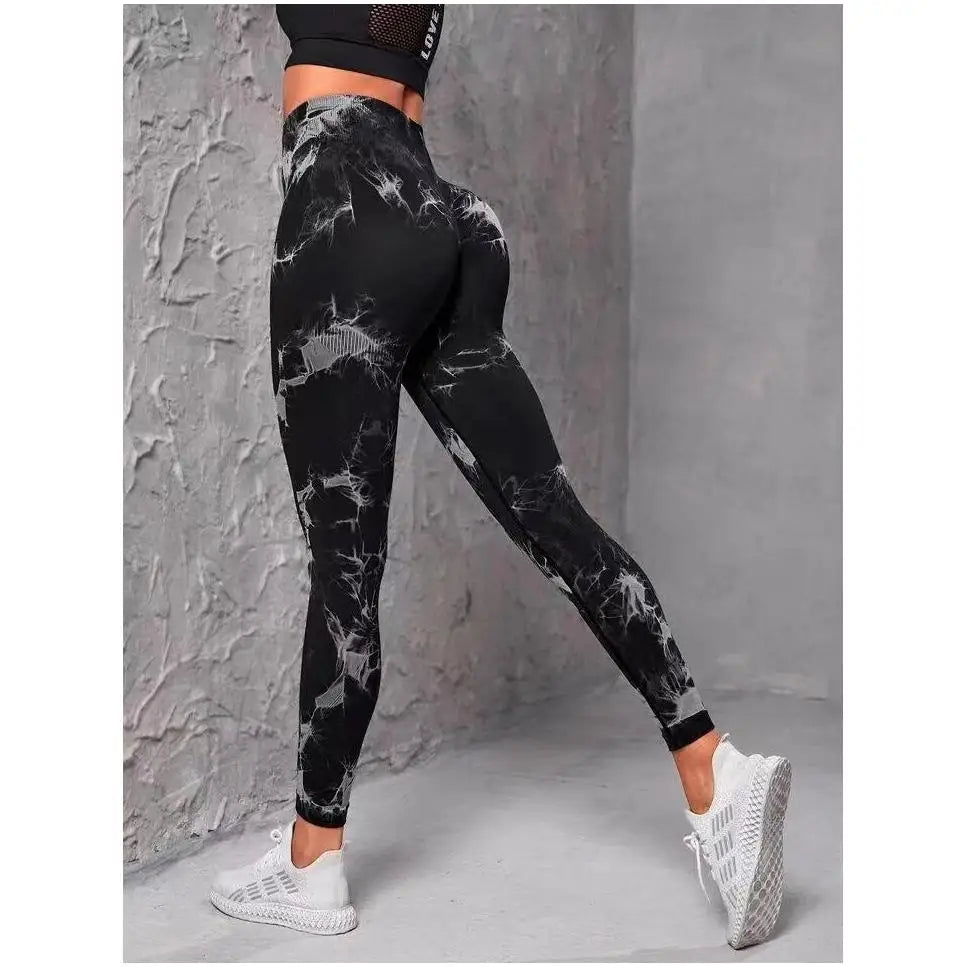 Women's Plus Size High Waist Tight Seamless V Back Pants Tights Leggings Indian Design