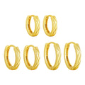 Elegant Ins Classy Geometric Design S925 Hypoallergenic Fine Hoop Earrings Women Gold Sterling Silver Flower Rhombus Trendy Gift