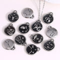 12 Zodiac Signs Stainless Steel Necklace Elegant Women's Charm Pendant Fashion Jewelry Gift Long Chains Necklaces Wholesale