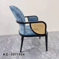 Modern Luxury Iron Black Legs Chair Fabric Cushion Seat Dining Room Chair Wholesale Furniture