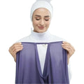 New Premium Heavy Chiffon Hijab with Elastic Band Ready to Wear Instant Scarf for Muslim Women for Spring
