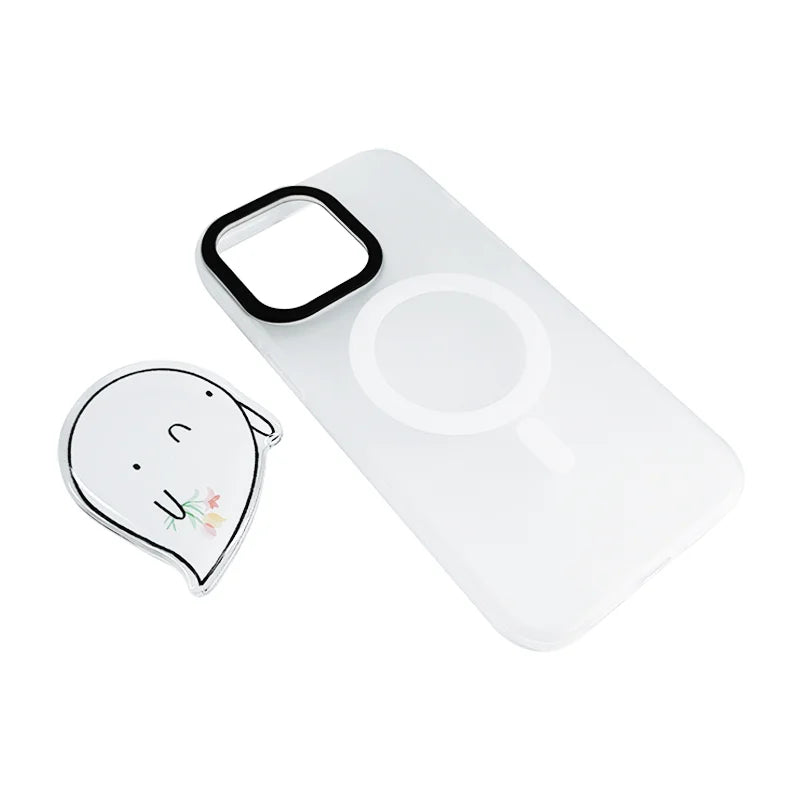 Custom Logo Multi-Function Acrylic Stand Transparent Laser Mobile Phone Grip