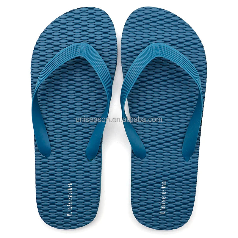 Summer Men's Flip Flops Trendy Fashion with Embossed Insole