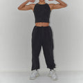 Wholesale Summer High Quality Custom Fitted Basic Top Unisex Tank Tops Black Crop Tops for Women and Men
