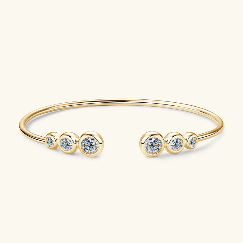 Fashion Jewelry Grade D Moissanite Diamond Bracelet 925 Sterling Silver 1.8ct Iced Out Moissanite Bracelet Women