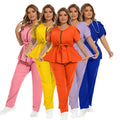 Embroidering Logo Custom Multi-Stretch Luxuriously Soft Fabric Medical Nurse Scrubs Uniform Wholesale Salon Uniform