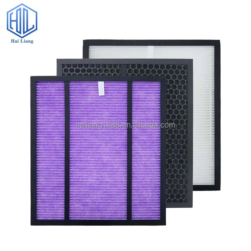 Smart Home Combined Air Purifier Filter for Philips AC4121/AC4123/AC4124 Activated Carbon Filter for Household Use