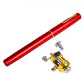 Unionpromo Portable Aluminum Pocket Fishing Rod 1m & 1.6m Telescoping Freshwater Fishing Rod