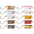 WEIHE 2cm 3g 10 Colors Artificial Mini Hard Fishing Lure ABS Plastic Bait With Lead Inside Single Barbed Hook