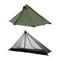 2 Person Ultralight Trekking Pole Tent Durable Outdoor Pyramid Camping Tent Mountaineering