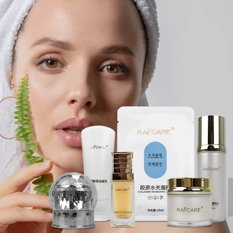 Whitening Skin Care Set Cruelty-Free Moisturizer Nourishing and Vitamin C Collagen Skin Care Products Full Set Ready to Ship