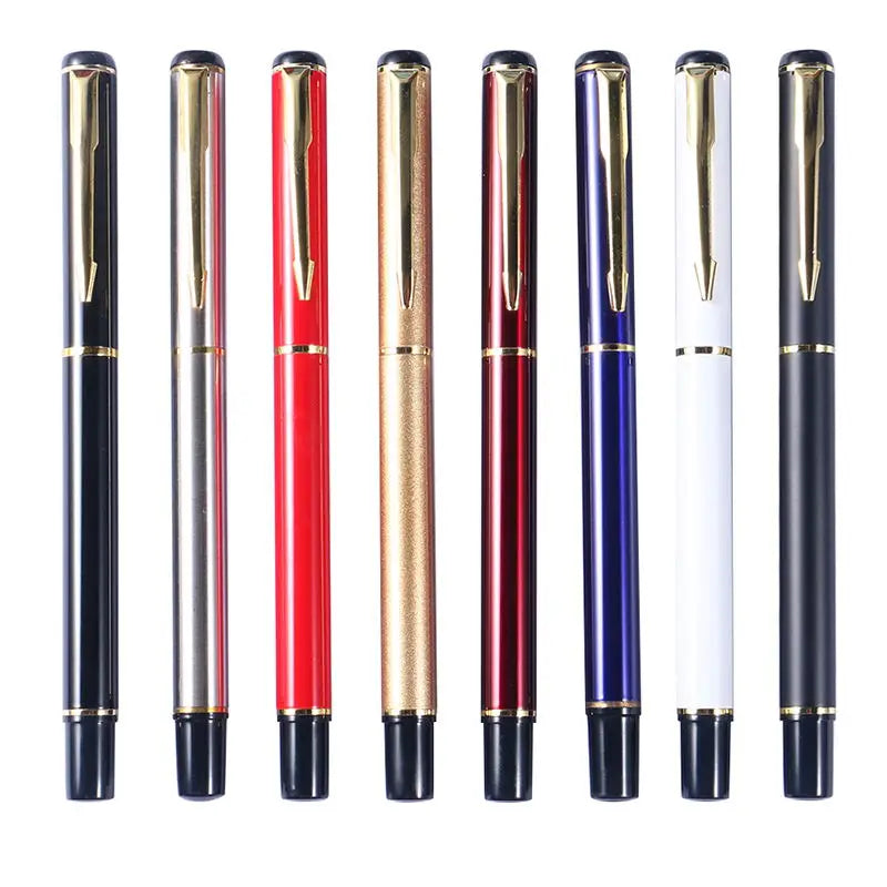 SHULI Gel Pen 0.5mm Promotional High Quality Fashionable Durable Cap-off Metal Parker Roller Ball Pen With Custom logo