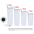 30 OZ Double Wall Stainless Steel Straight Sublimation Drinking Water Cup Insulation Vacuum Tumbler Cups in Bulk